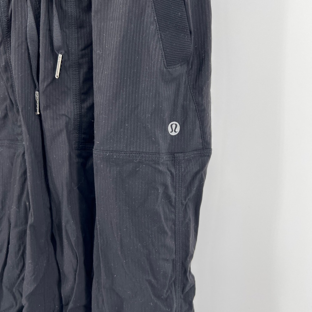 Lululemon Womens 4 Align High Rise Ribbed Jogger Pants Black - Picture 3 of 7